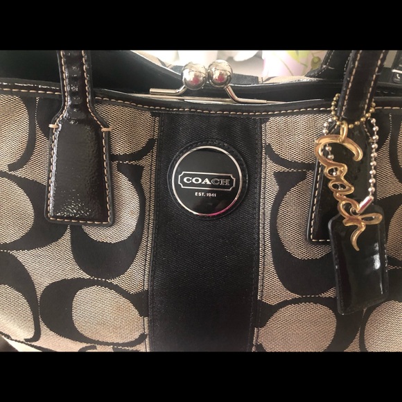 Classic Coach Bag - original style in black - Picture 2 of 3